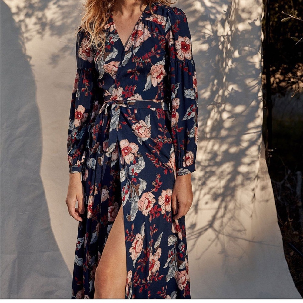 Christy Dawn Midnight Anemone Bergen Dress